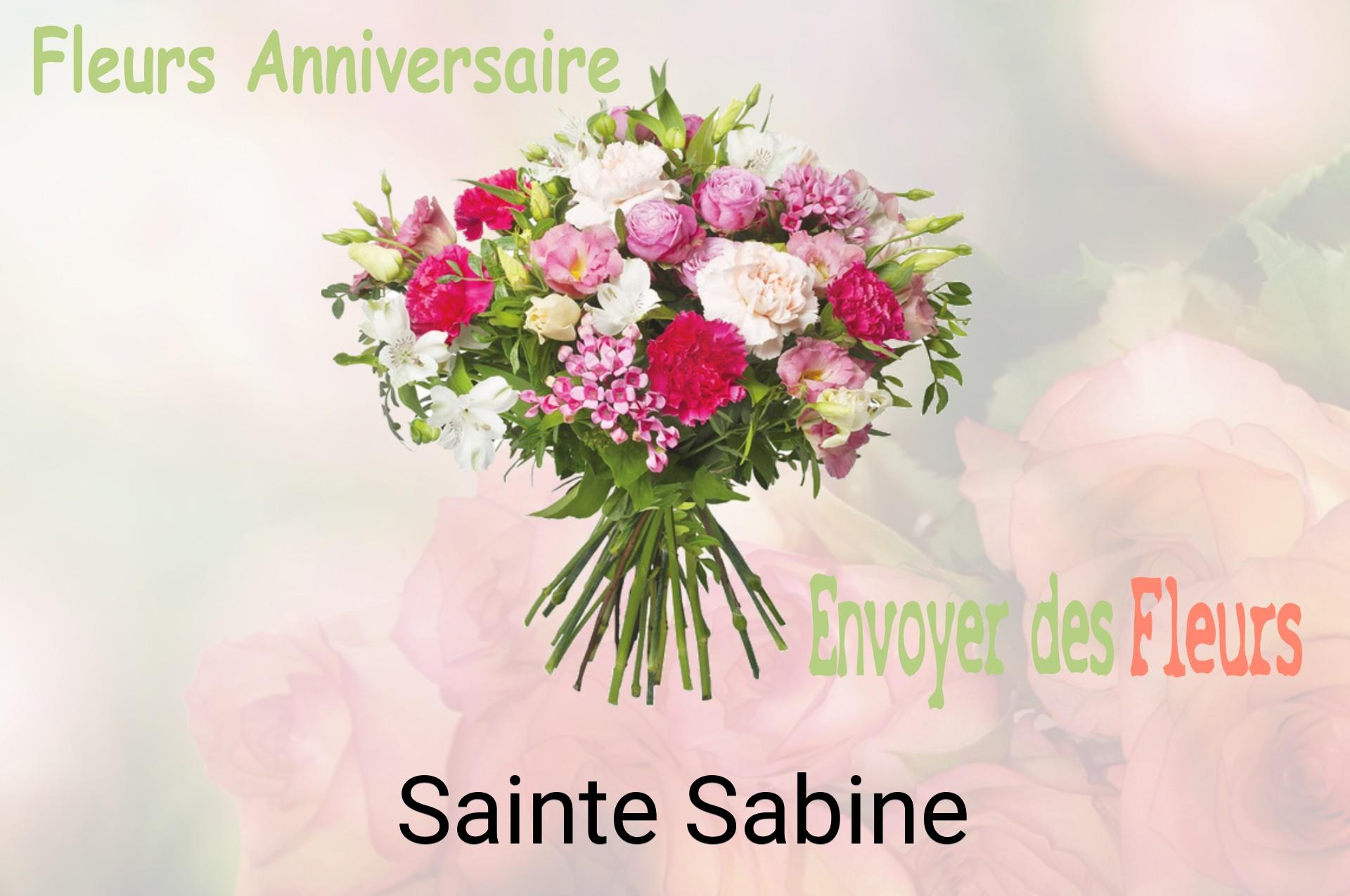 Bouquet de fleurs d’anniversaire livré à Sainte-Sabine