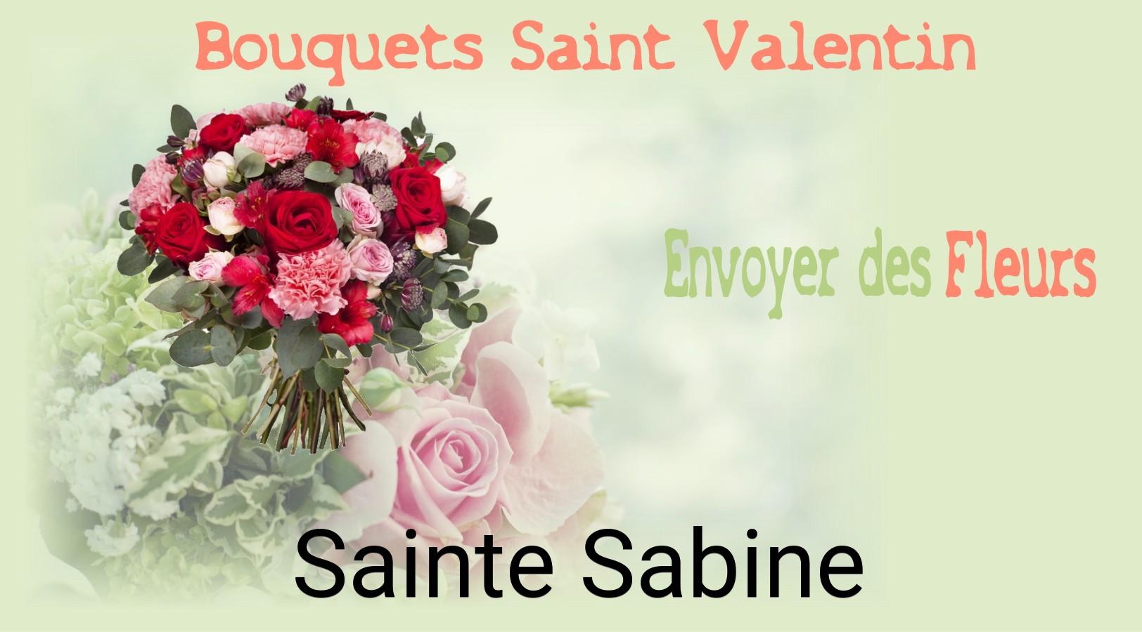 Roses de Saint-Valentin livrées à Sainte-Sabine
